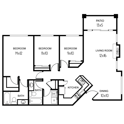 H2 Floor Plan at Echo Ridge, Snoqualmie, WA